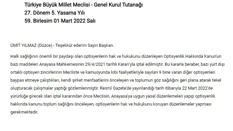 Meclis Görüşmelerimiz
