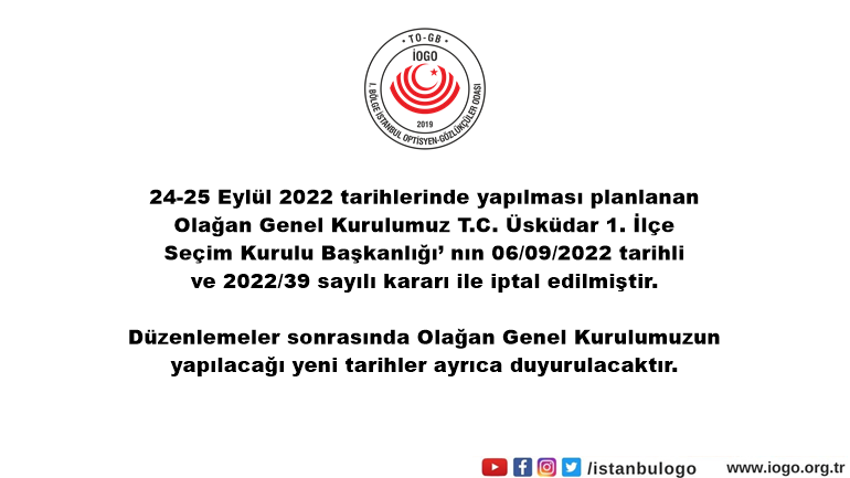 Olağan Genel Kurul İptali Hakkında