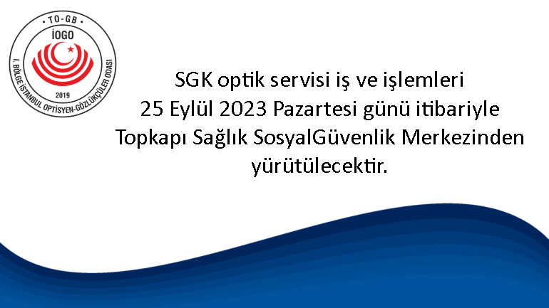 SGK Optik Birimi