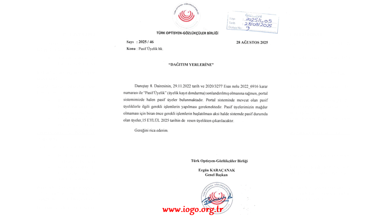 Pasif Üyelik Hakkında