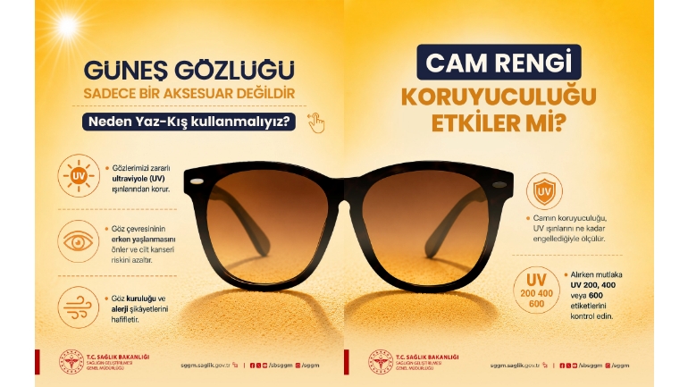 Güneş Gözlüğü Sadece Bir Aksesuar Değildir!